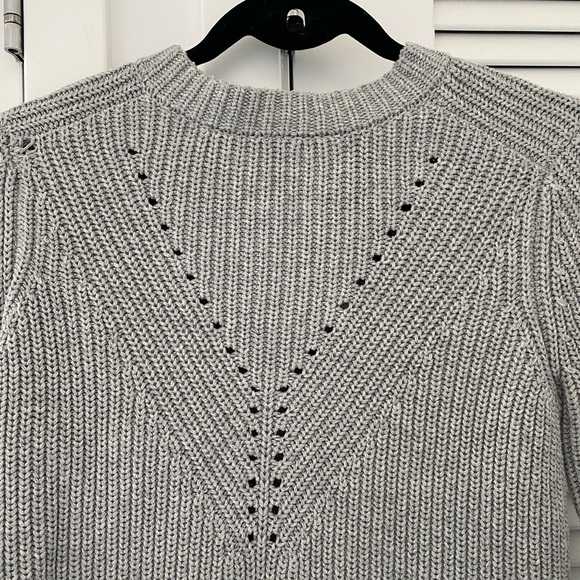 GUESS Gray knit sweater with back zipper - Picture 2 of 5